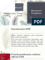 SOW&RFP Pembuatan Web Official UISI