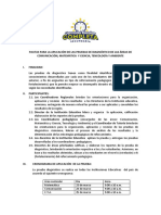 Pautas Generales Para La Aplicacion de La Evaluacion Diagnostica