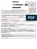 KhyberBank Form PDF
