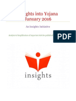 Insights Into Yojana January 2016