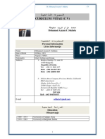 CV of Dr. Mohamad Azzam F. Sekheta