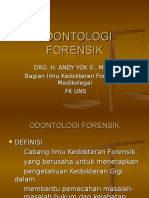 Kuliah Odontologi Forensik
