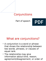 Conjunctions: Part of Speech