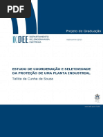 Estudo de Coordenação e Seletividade Da Proteção de Uma Planta Industrial - Tallita