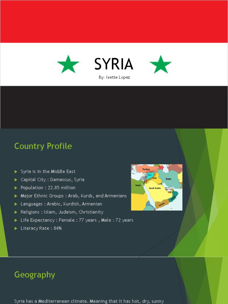 Major Landforms of Syria | PDF