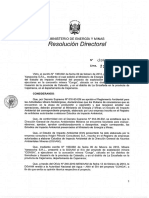 Resolución Directoral No. 351 2010 MEM AAM. Aprobación EIA Conga PDF