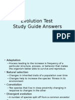 evolution study guide