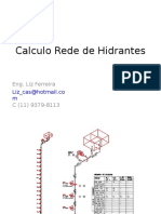 Cálculo Rede de Hidrantes