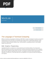 MATLAB - The Language of Technical Computing