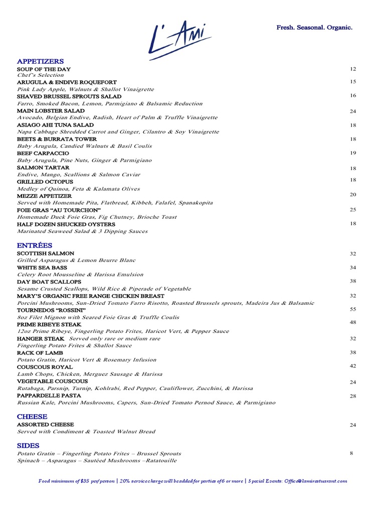 03.29.16 L Ami Menu Final | PDF