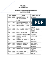 Programación FITAZ 2016