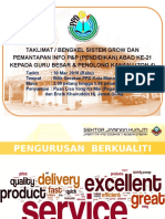 TAKLIMAT DAN BENGKEL SISTEM GROW DAN PEMANTAPAN INFO PdanP (PENDIDIKAN) ABAD KE-21 (Khai)