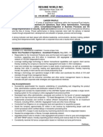 Insurance Sector Sample Chronological