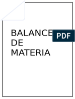 Balance de Materia Word