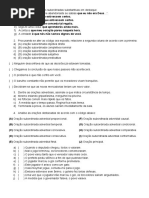 Exercicios Subordinadas