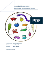 Invloed Van de Bacterien Op de Gezondheid Van de Mens