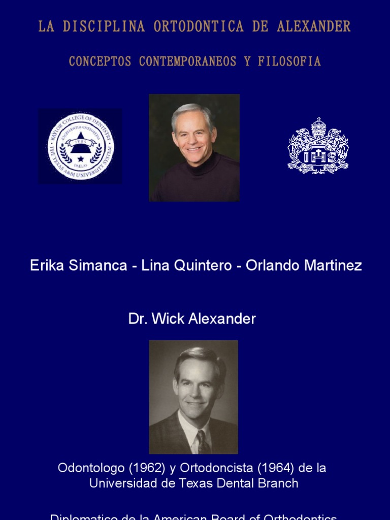 ALEXANDER | PDF | Ortodoncia | Odontología