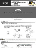 2-3. Eixos - Chavetas, Estrias, Juntas Por Interferência, Acoplamentos e Juntas Universais