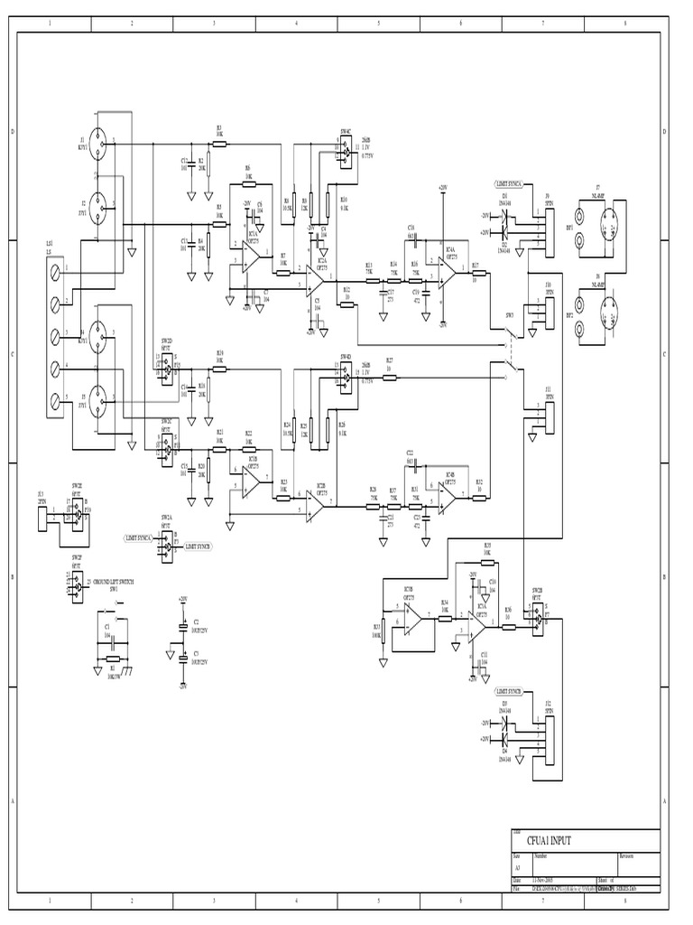Ohm Amplifier Cfu a1 Schematic