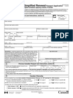 Abroad Simplified Renewal: Adult Passport Application