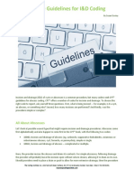 Get the Guidelines for I&D Coding