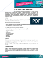 Guia Buen Uso de Foros y Pasos Para Participar