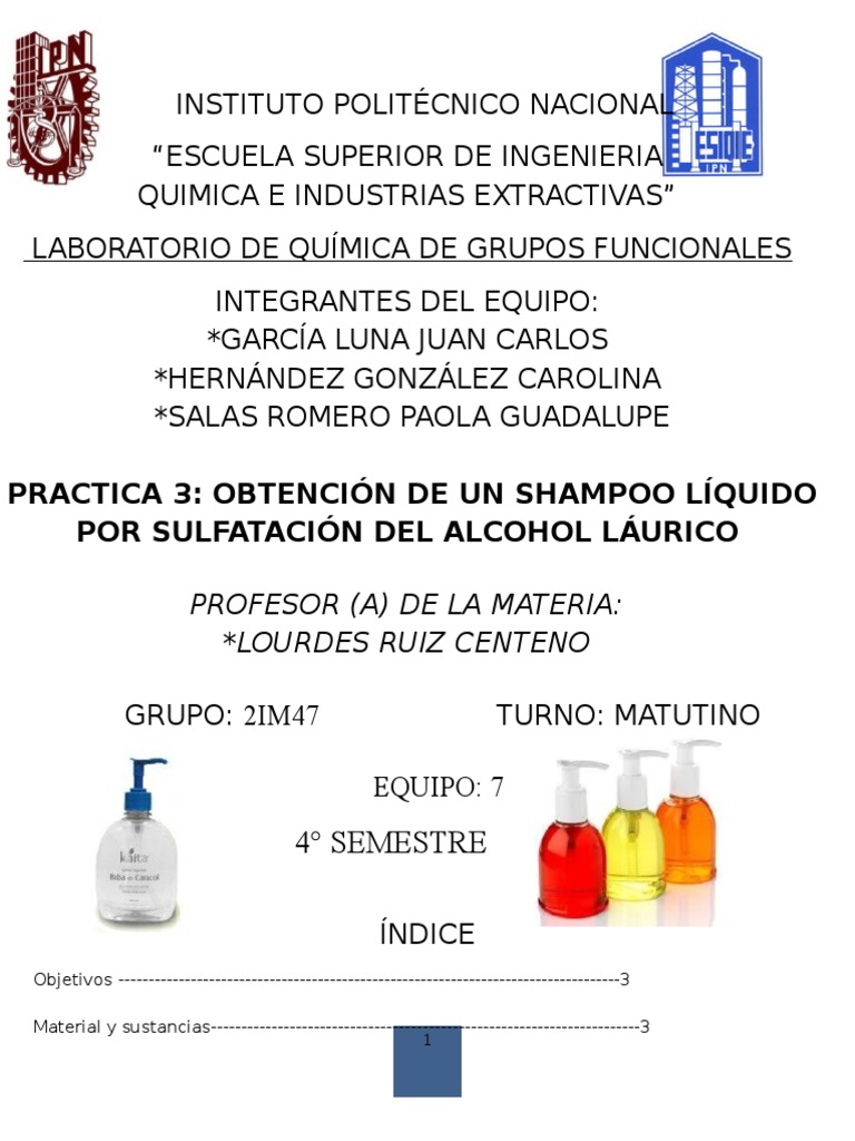 shampoo con benceno lista