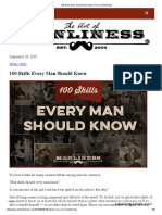 100 Skills Every Man Should Know - The Art of Manliness