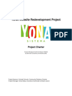 Yona Website Project Development Project Charter