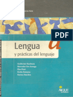Lengua y Practicas de Lenguaje