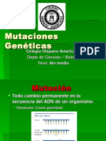 Mutaciones Genéticas