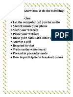 checklist for adobe connect