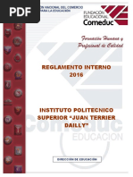 Reglamento Interno JTD 2016