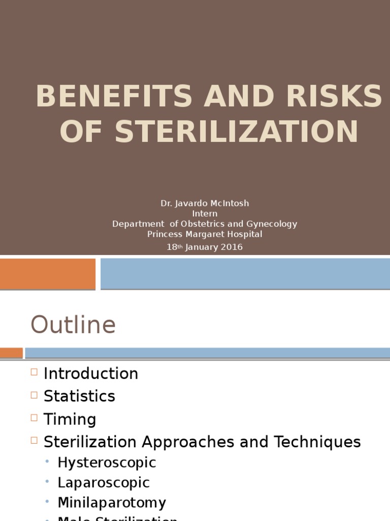 Benefits and Risks of Sterilization Birth Control Human Pregnancy