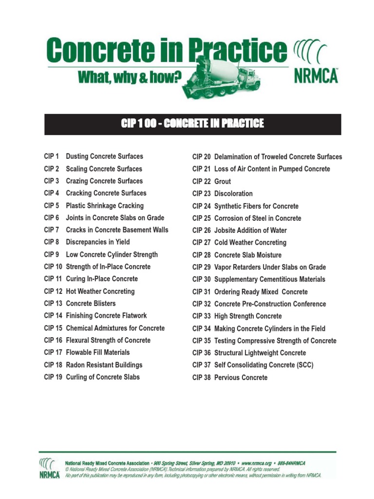 Concrete in Practice | PDF | Basement | Flooring
