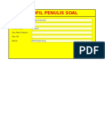 Aplikasi Pembuatan Soal SD SMP Sma Excel