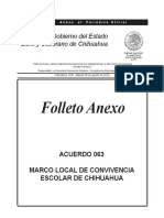 Anexo 063-2015 Marco Local Convivencia Escolar Chihuahua