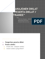 Manajemen Diklat Peserta Diklat