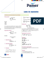 X - 4°año - S2 - Leyes de Exponentes