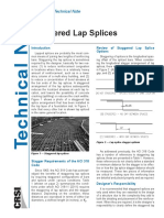 Staggered Lap Splice