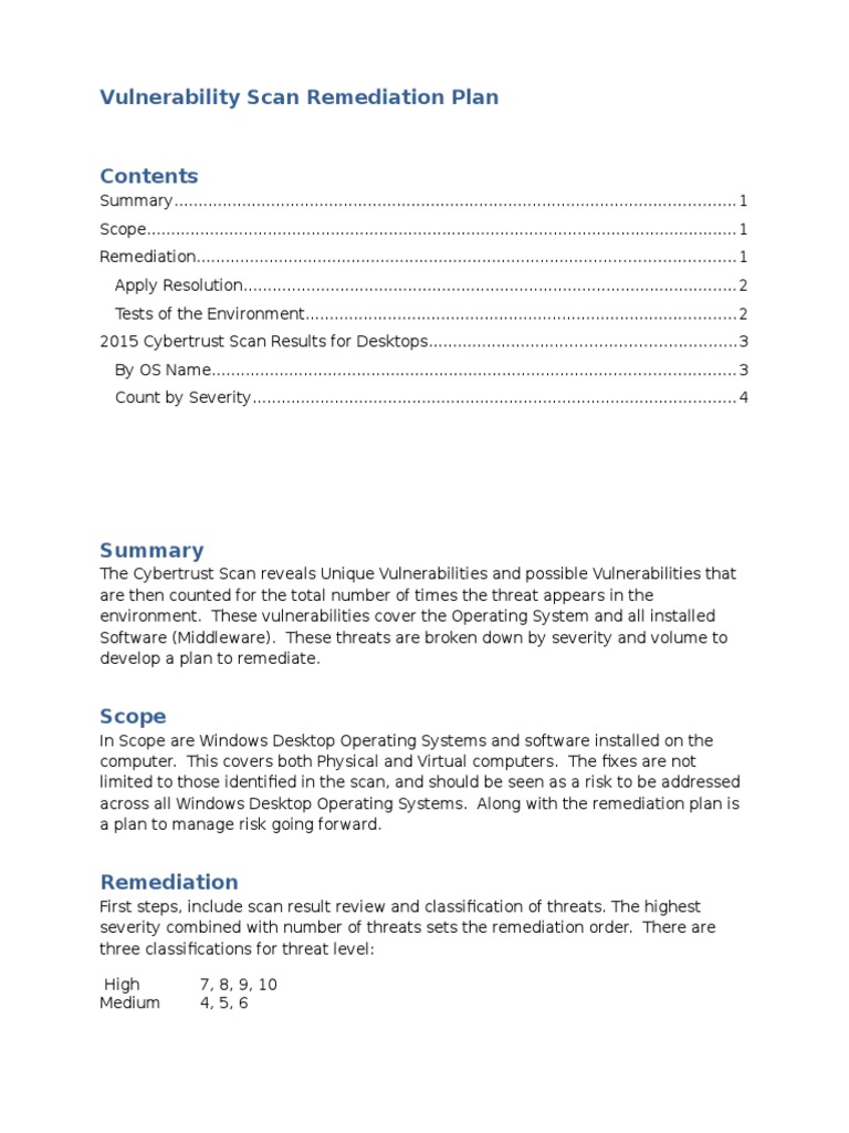 Vulnerability Remediation Strategy Guide | PDF | Business | Computers