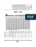 CAT 1999 Answers With Complete Analysis