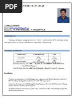 Curriculum Vitae: C.Chellamuthu