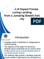 A Model of Impact Forces During Landing