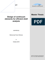 Thesis On Shear Locking in FEM