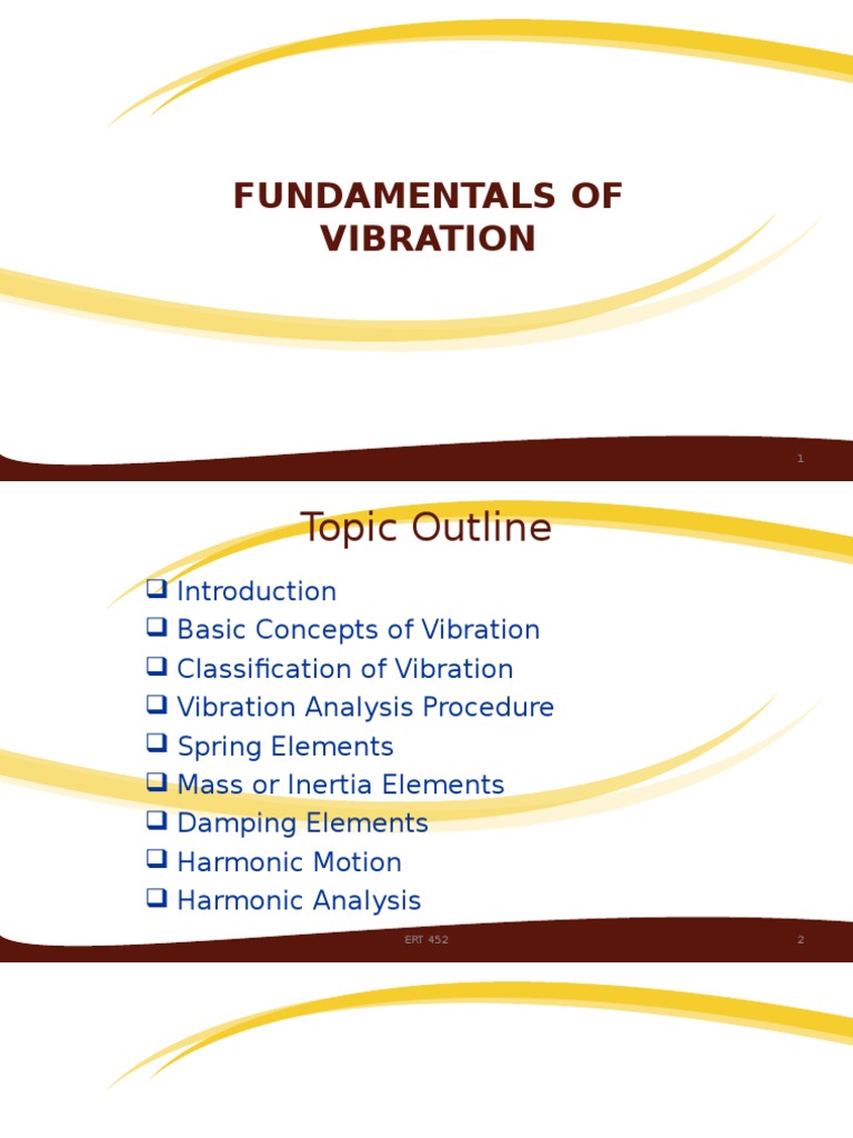 Fundamentals of Vibration Explained | PDF | Trigonometric Functions | Sine