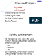Advanced Ideas and Examples: Defining Buckling Modes Why Define Buckling Modes?
