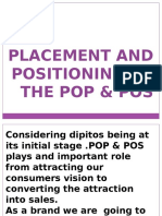 Placement and Positioning of The Pop & Pos Final