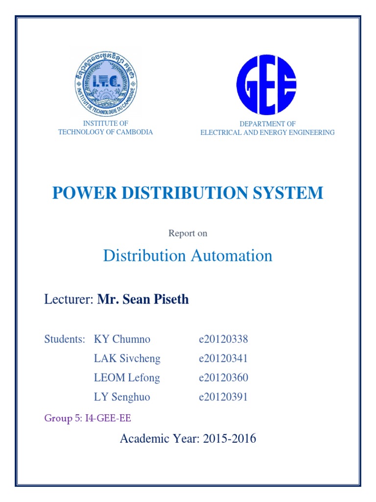 Distribution Automation | PDF | Scada | Electrical Substation