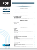 Bop de la diputación de Palencia